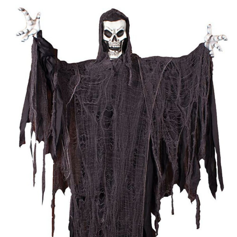 Spirit Halloween hanging fiend/reaper spooky prop giant sz, NEW! discounted ship